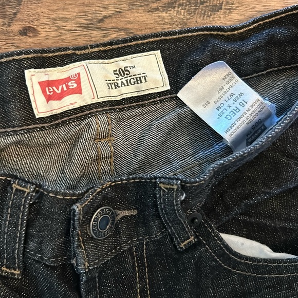 Levi’s 505 Straight Leg boys Jeans - Picture 4 of 4